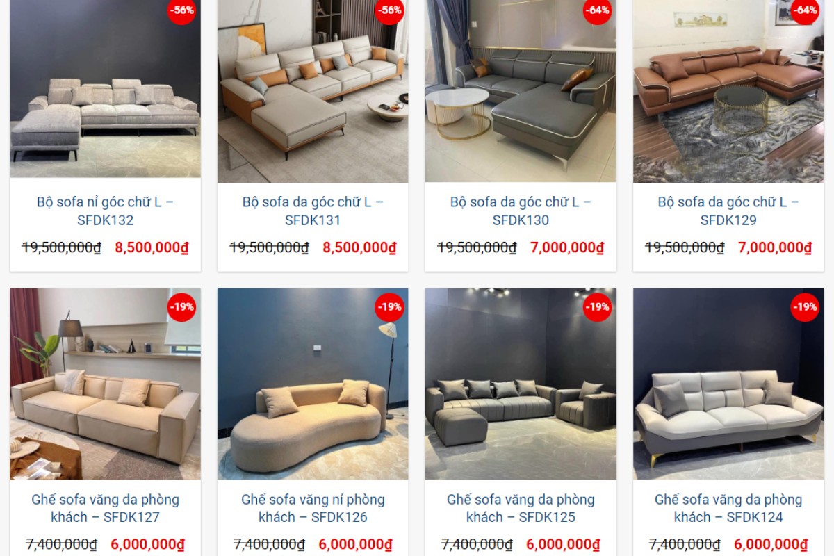 Ghế sofa giá rẻ tại Nội thất Đăng Khoa