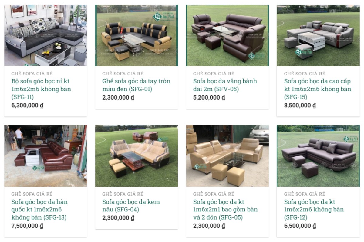 Ghế sofa giá rẻ tại Nội thất Duy Phát