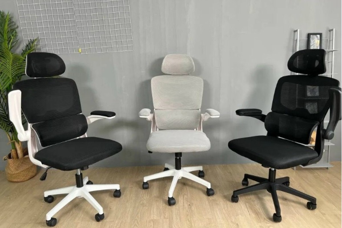 Ghế làm việc công thái học TMS09 màu xám