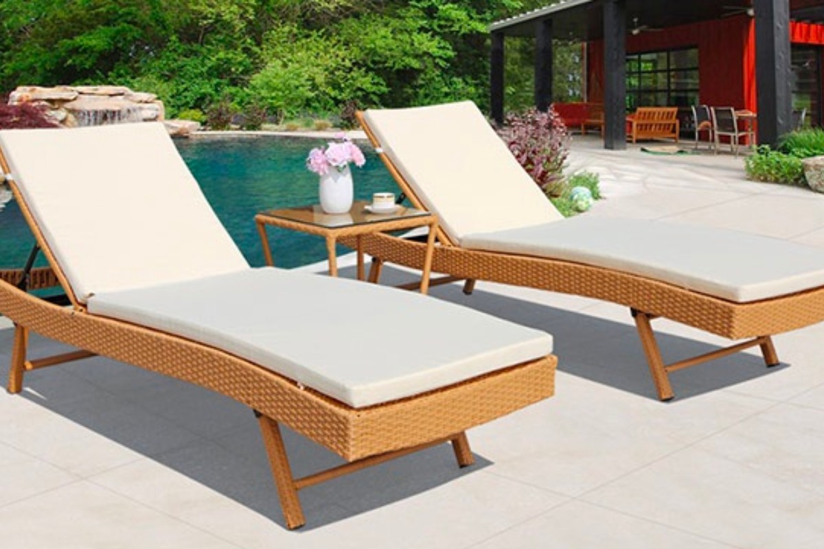 Ghế bể bơi giường nằm thư giãn
