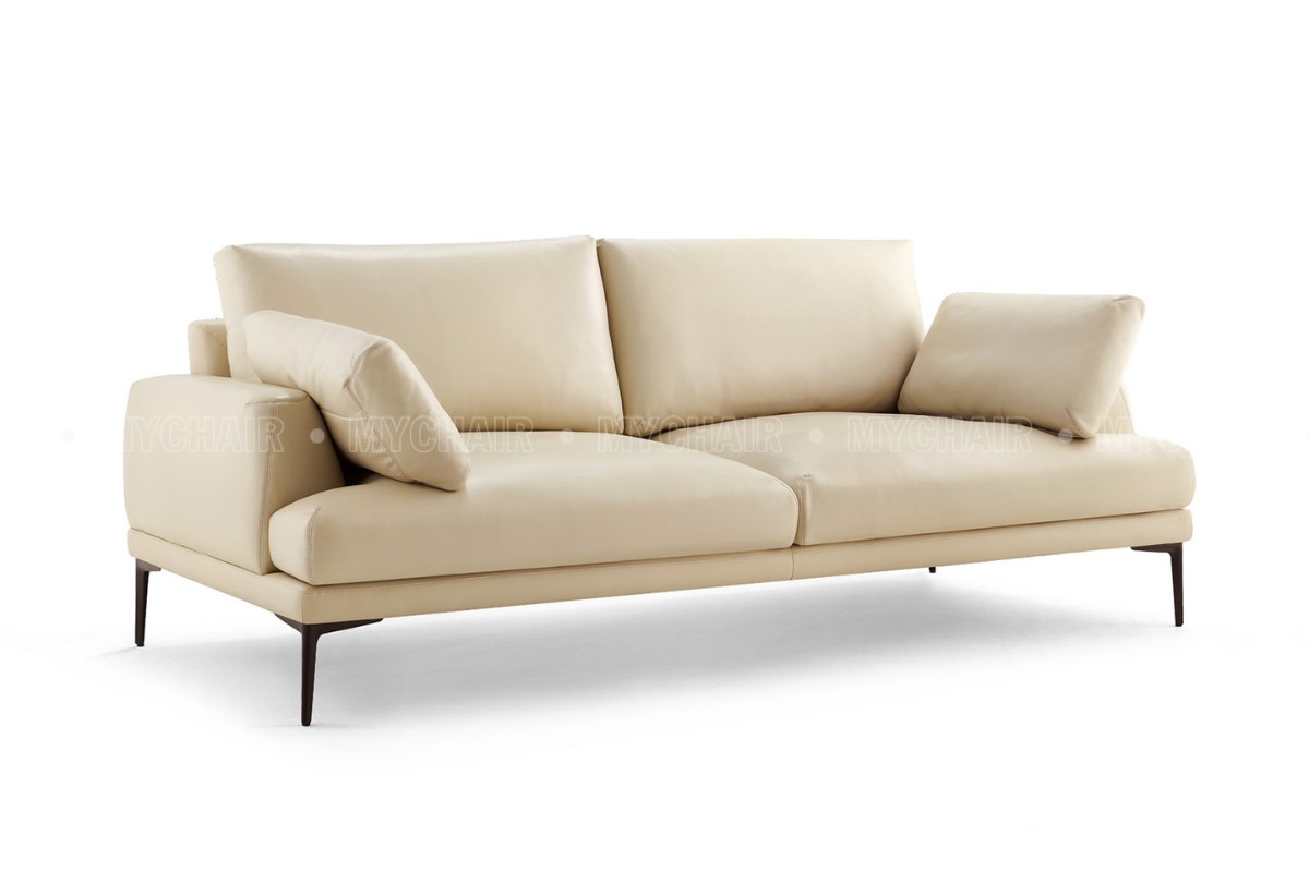 Ghế sofa 3 chỗ hiện đại màu trắng
