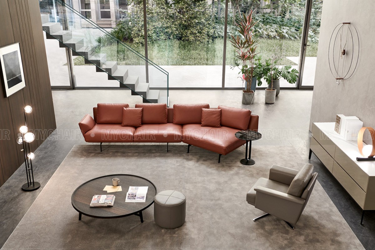 Ghế sofa da thật
