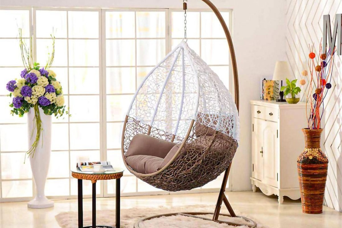 Ghế treo thư giãn ngoài trời hình giọt nước