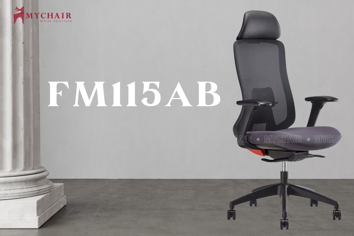 Ghế văn phòng có tựa đầu nhập khẩu MyChair FM115AB