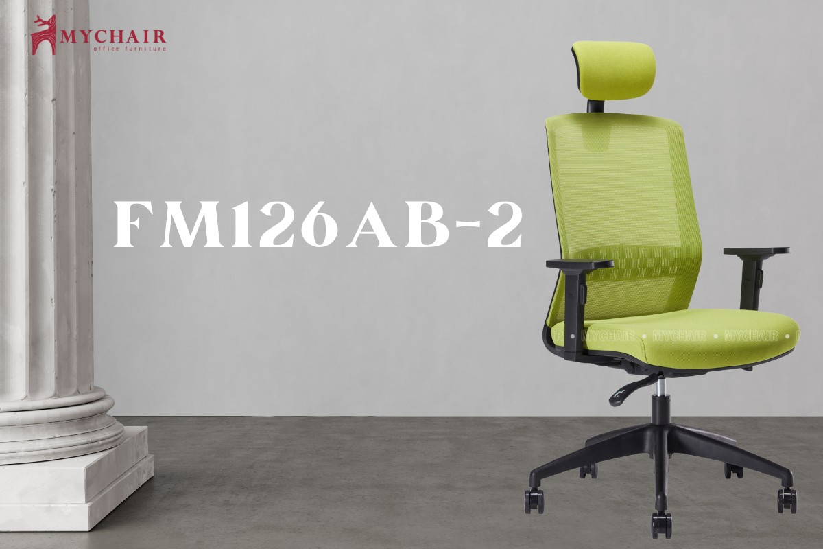 Mẫu ghế tựa đầu chân xoay nhập khẩu FM126AB-2