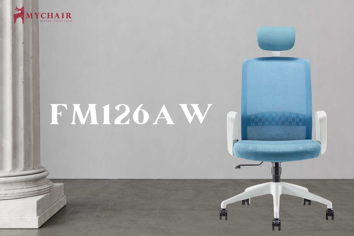 Ghế xoay lưới nỉ cao cấp MyChair FM126AW