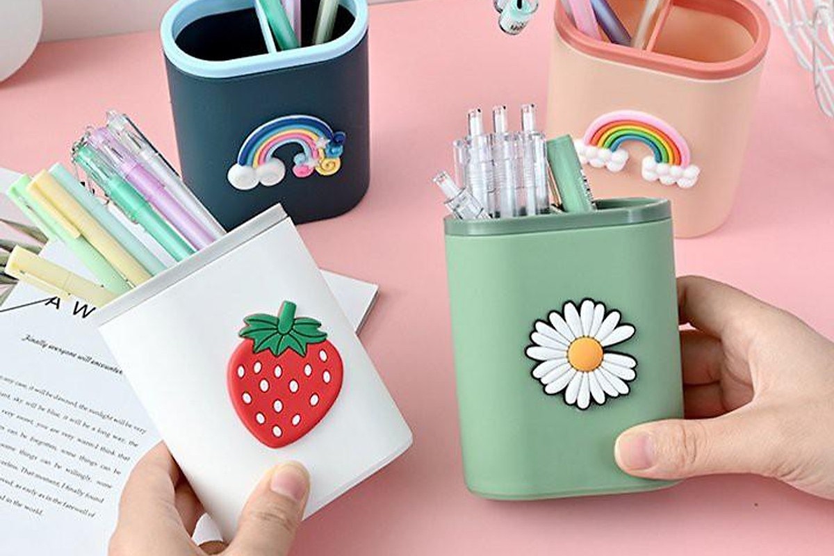 Hộp bút để bàn bằng nhựa