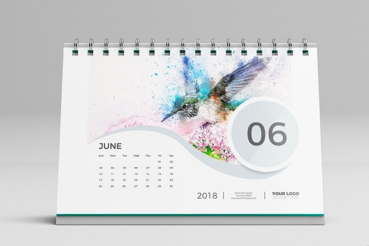 Lịch hội họa để bàn làm việc