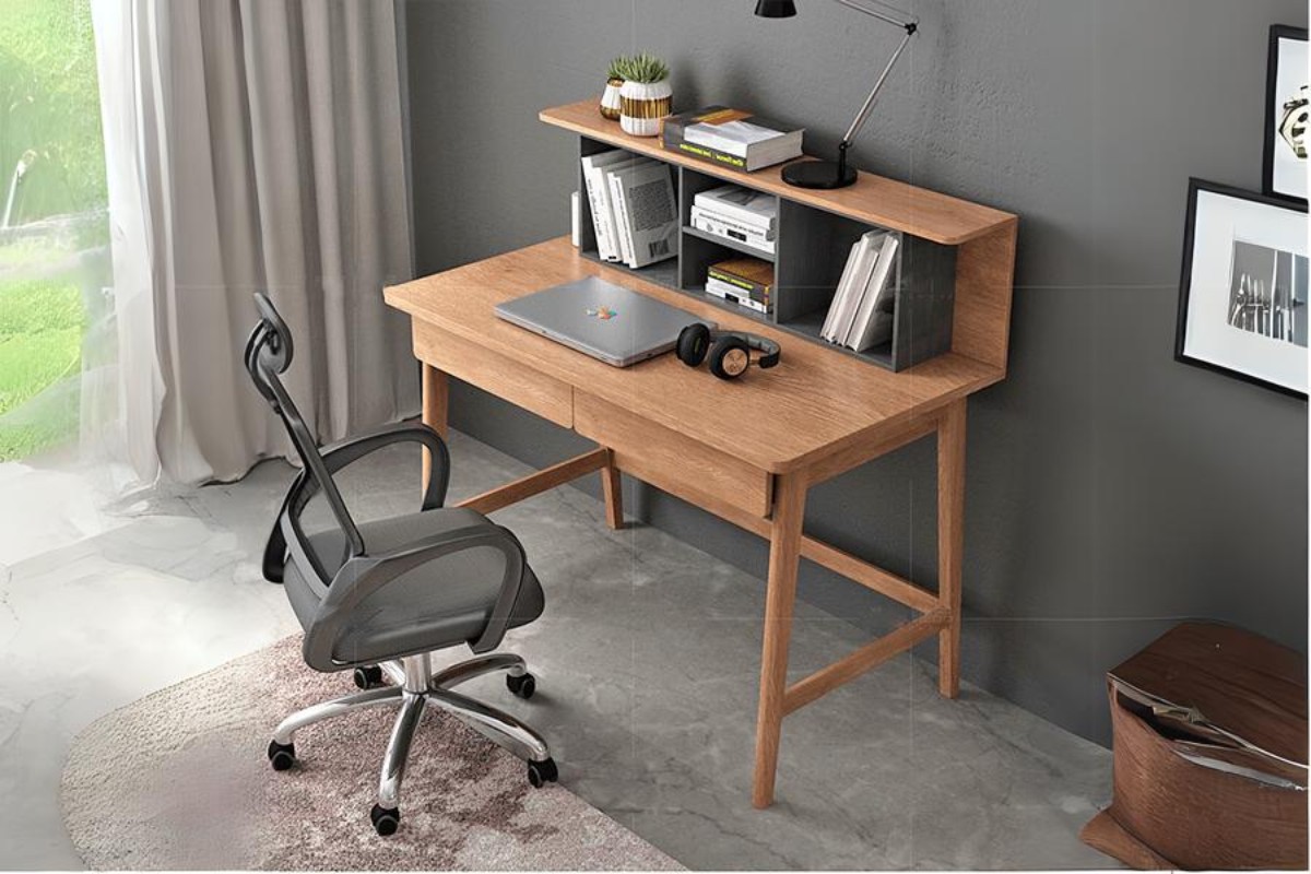 Mẫu bàn làm việc tại nhà bằng gỗ
