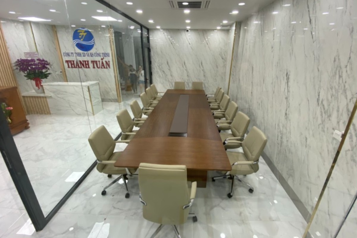 Bàn họp cho 15 - 20 người tham dự