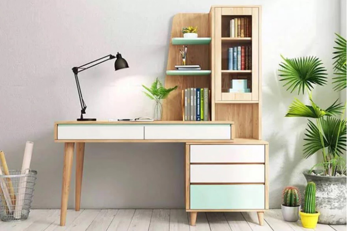 Những lưu ý khi lựa chọn bàn làm việc tích hợp kệ sách