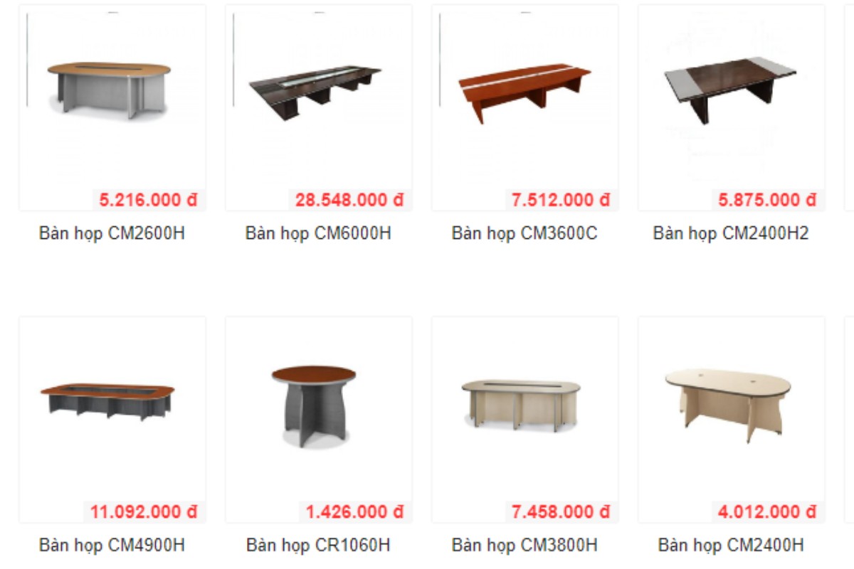 Nội thất An Gia cung cấp bàn ghế họp chất lượng tại quận hai bà trưng