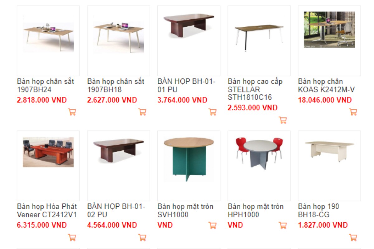 Nội thất Hoài Phong bán bàn ghế họp giá tốt tại quận hai bà trưng
