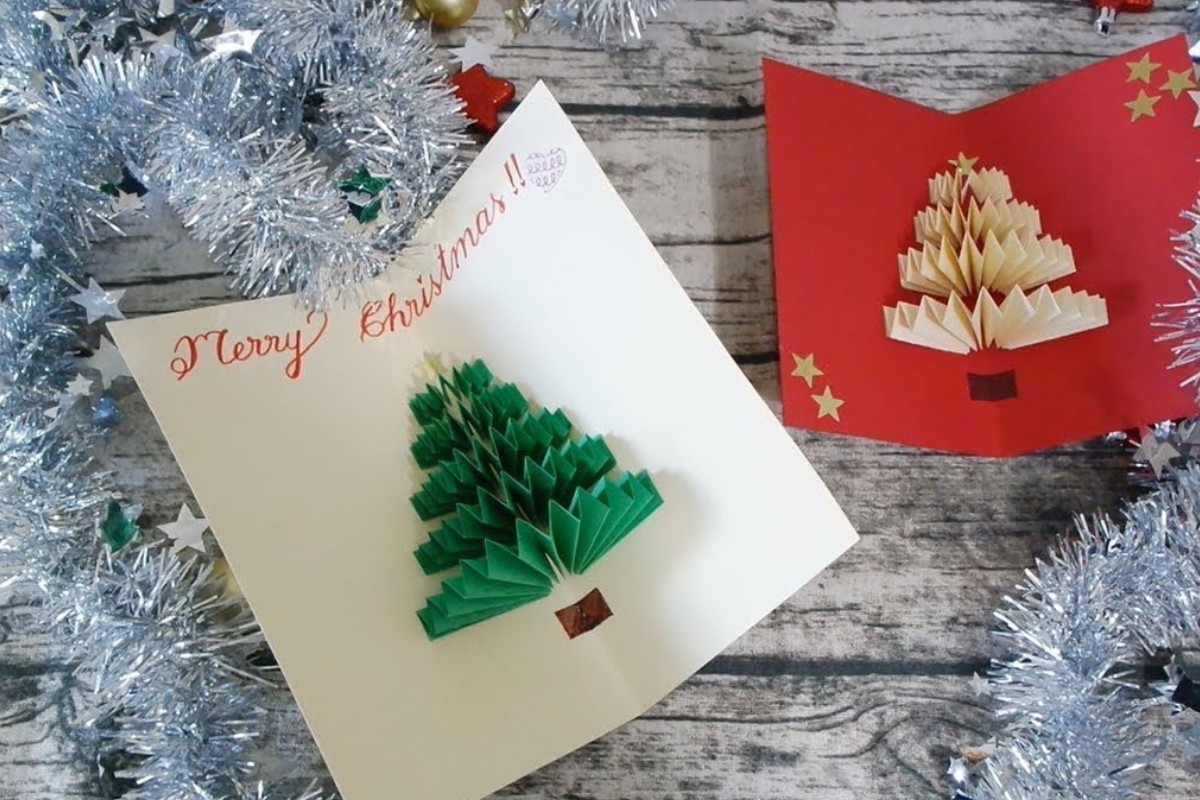 Thiệp handmade trang trí noel