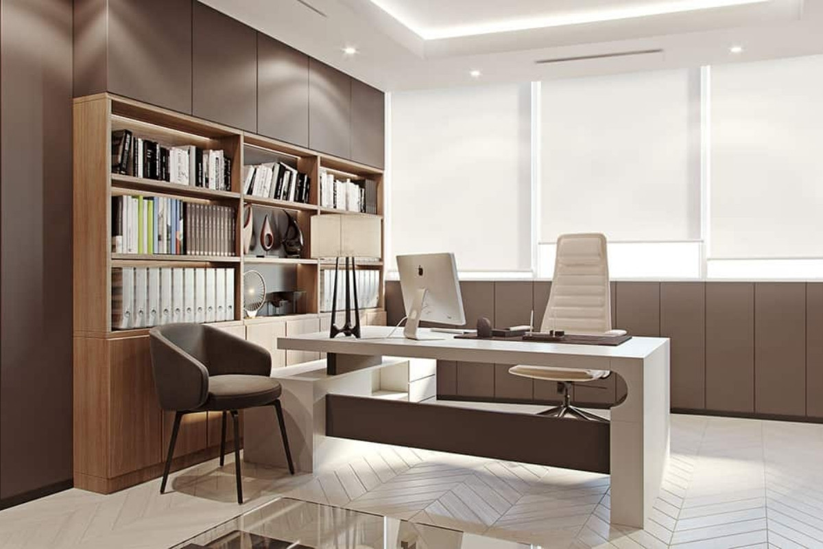 Thiết kế phòng giám đốc 10m2 mẫu 3