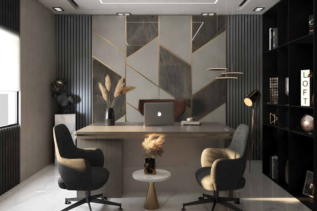 Thiết kế phòng giám đốc 10m2 mẫu 9
