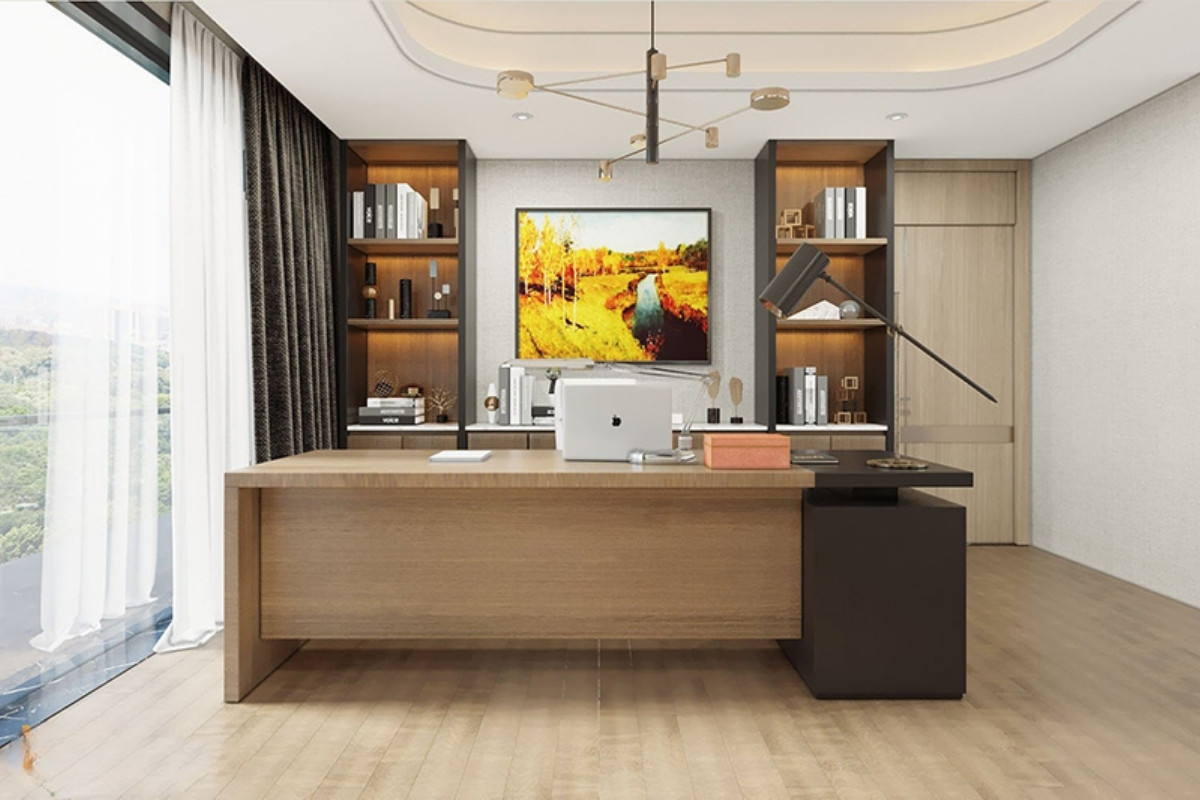 Thiết kế phòng giám đốc 15m2 mẫu 11