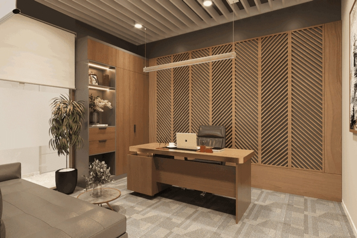 Thiết kế phòng giám đốc 15m2 mẫu 14