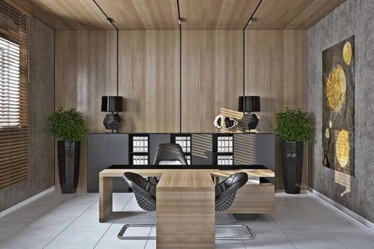 Thiết kế phòng giám đốc 15m2 mẫu 16