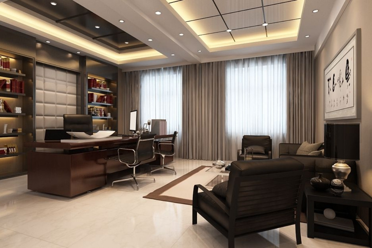 Thiết kế phòng giám đốc 15m2 mẫu 2