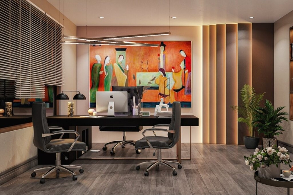 Thiết kế phòng giám đốc 15m2 mẫu 8