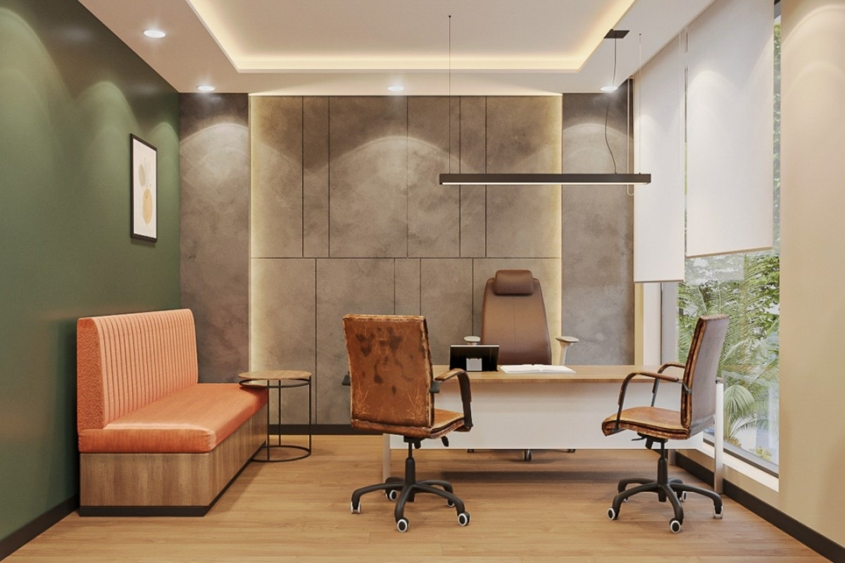 Thiết kế phòng giám đốc 15m2 mẫu 9