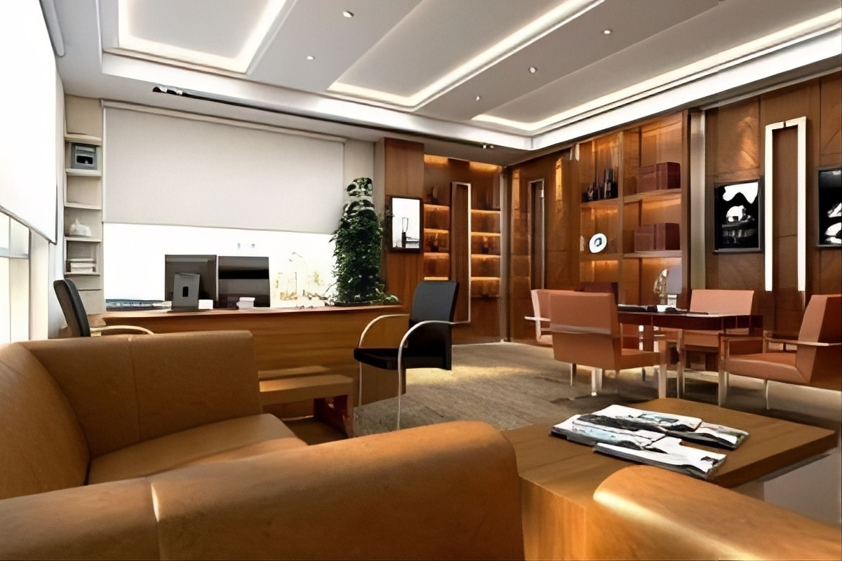 Thiết kế phòng giám đốc 20m2 mẫu 11