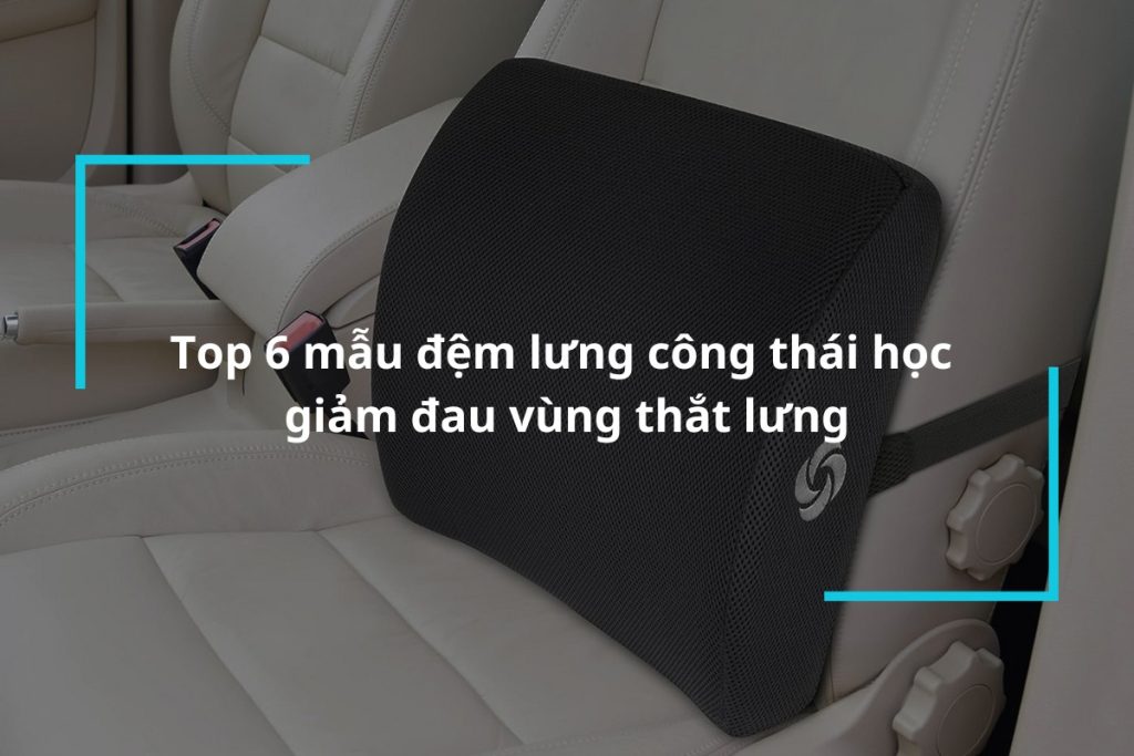 Top 6 mẫu đệm lưng công thái học chất lượng