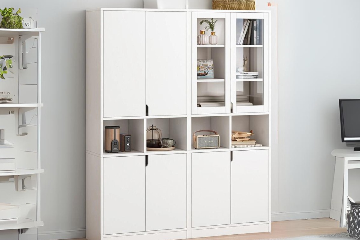 Tủ tài liệu trắng thanh lịch