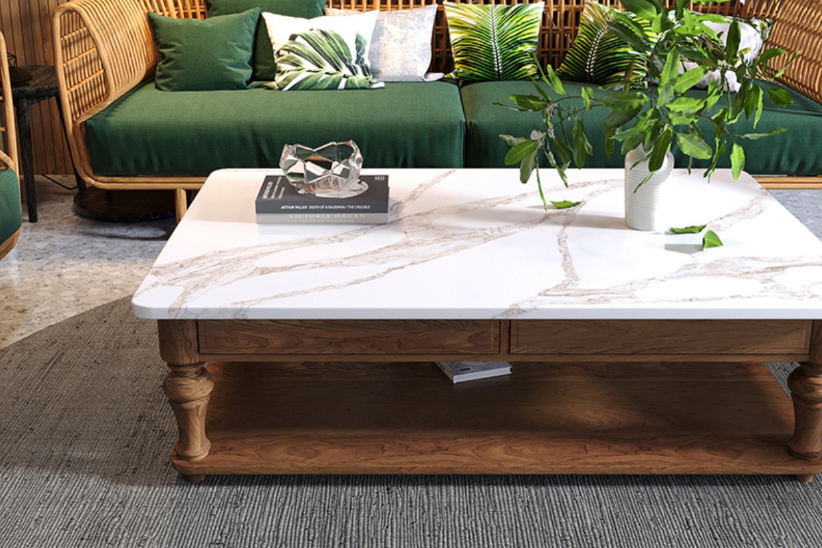 Bàn trà sofa mặt đá đẹp, cao cấp