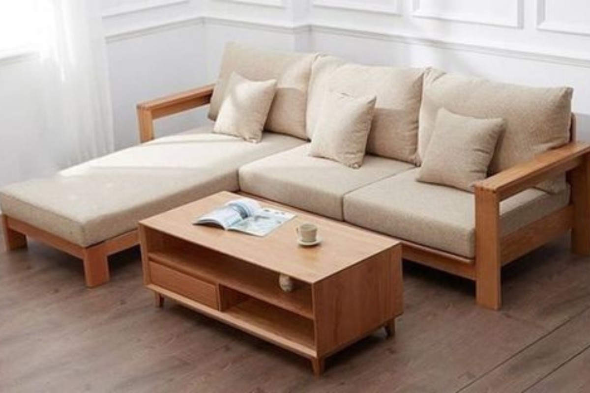 Bộ bàn ghế sofa gỗ Hàn Quốc
