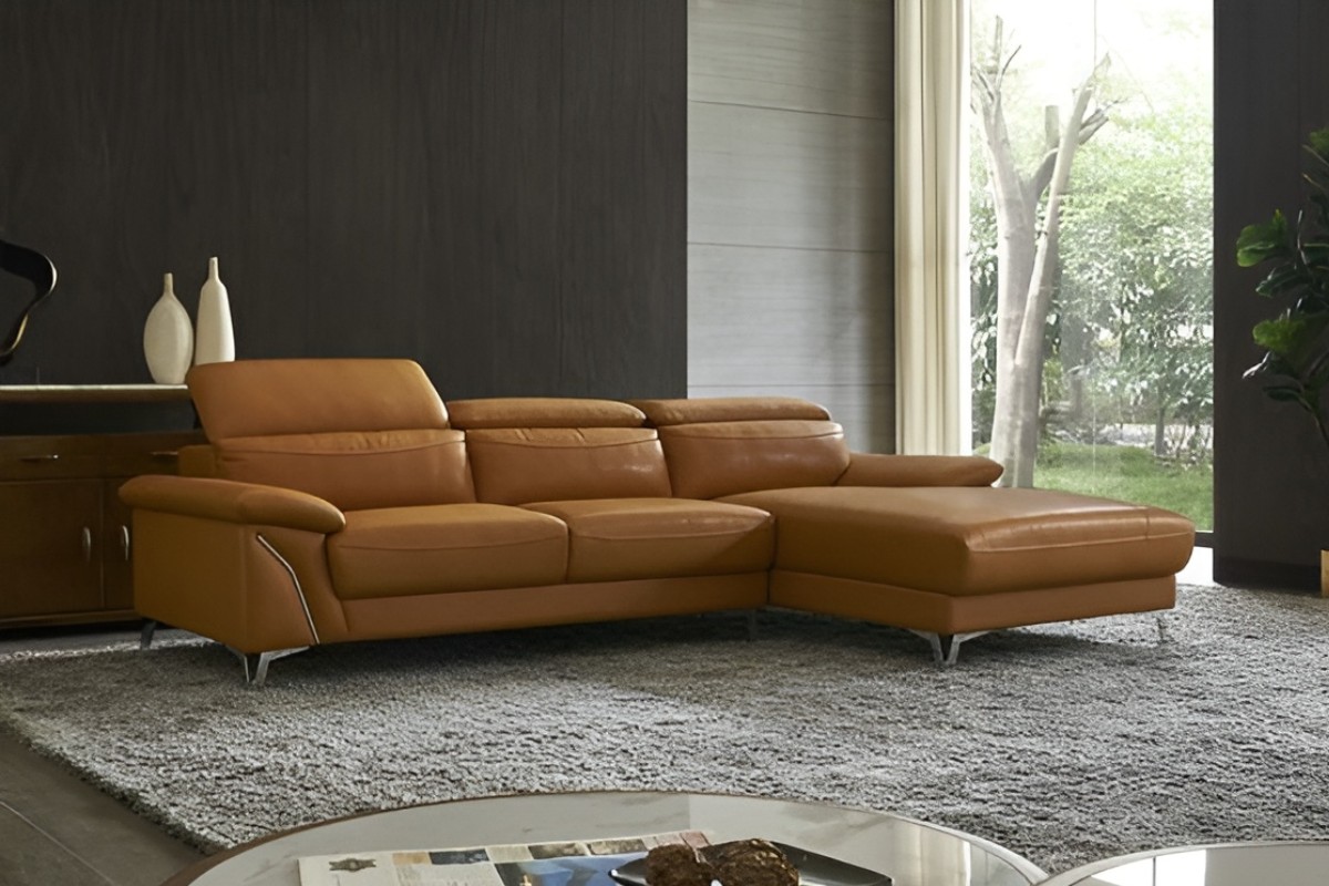 Sofa chữ L theo phong cách Industrial