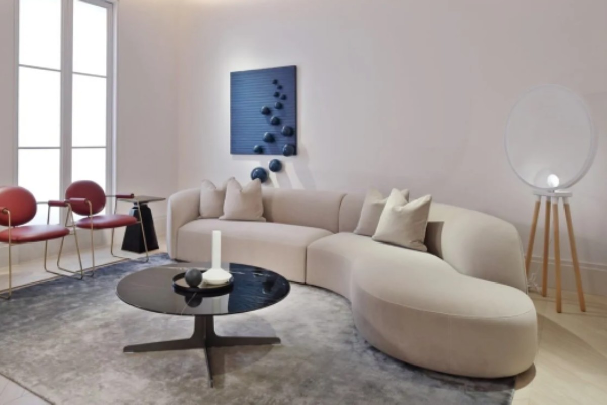 Sofa cong 2 ghế