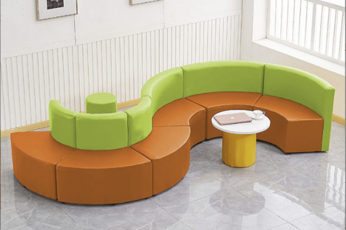 Sofa cong hình chữ S độc đáo