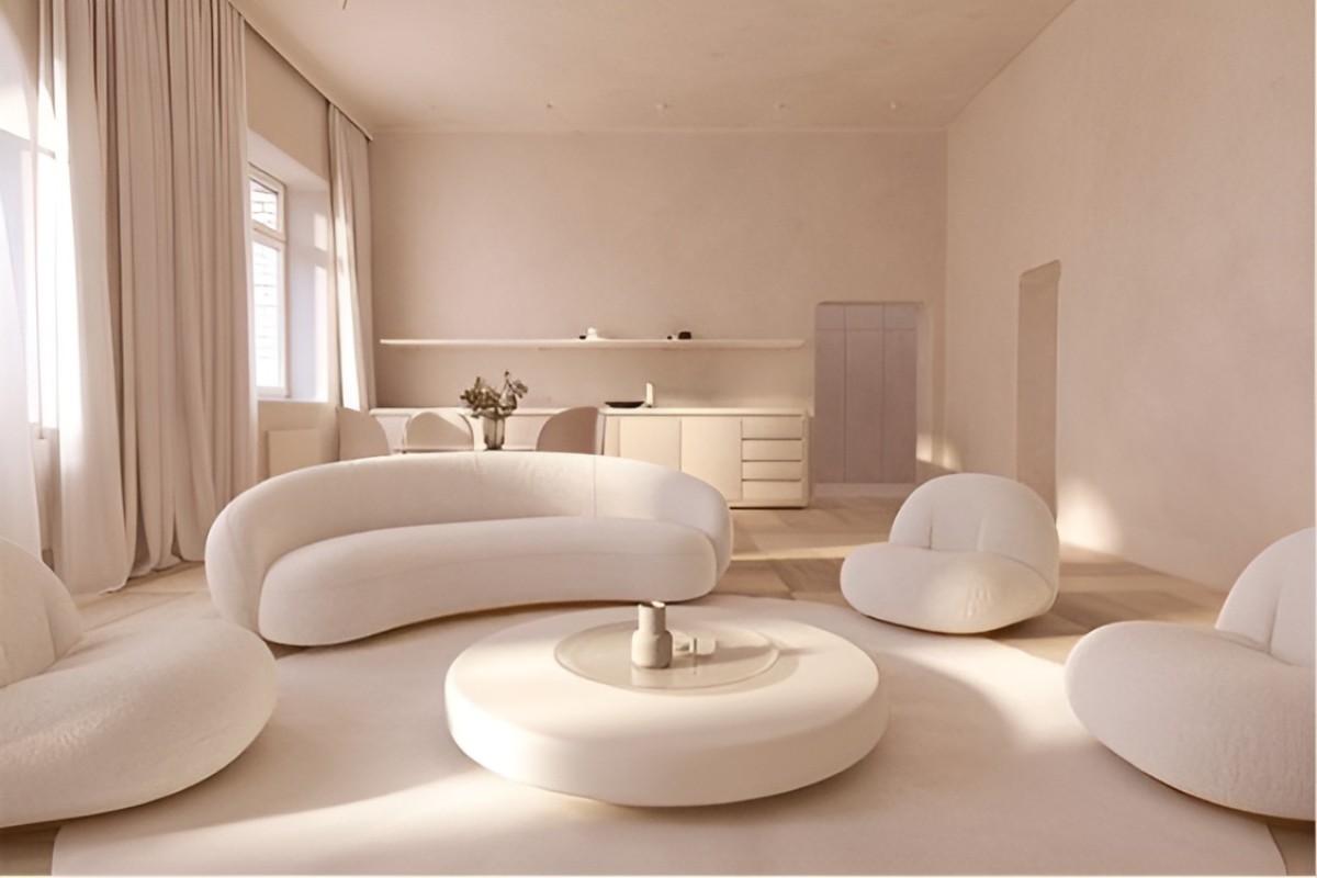 Khái niệm ghế sofa cong
