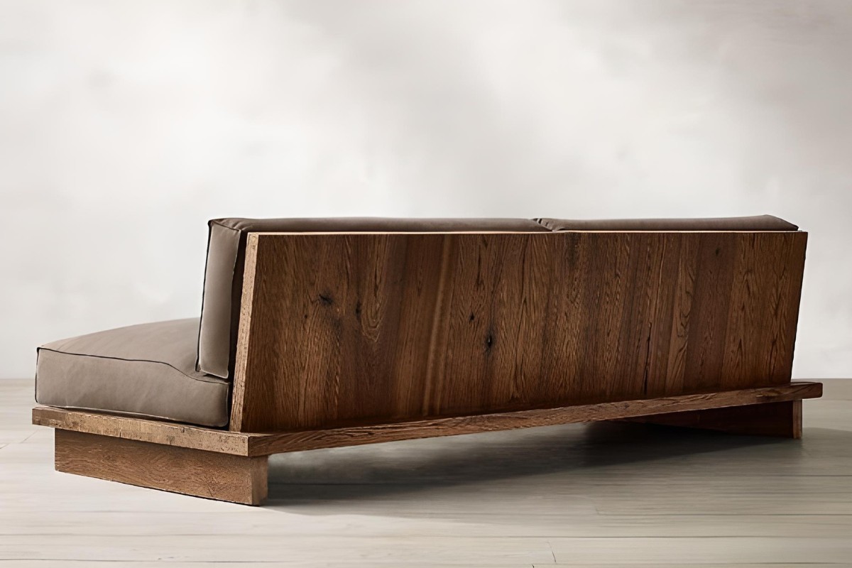 Sofa Industrial gỗ tối giản