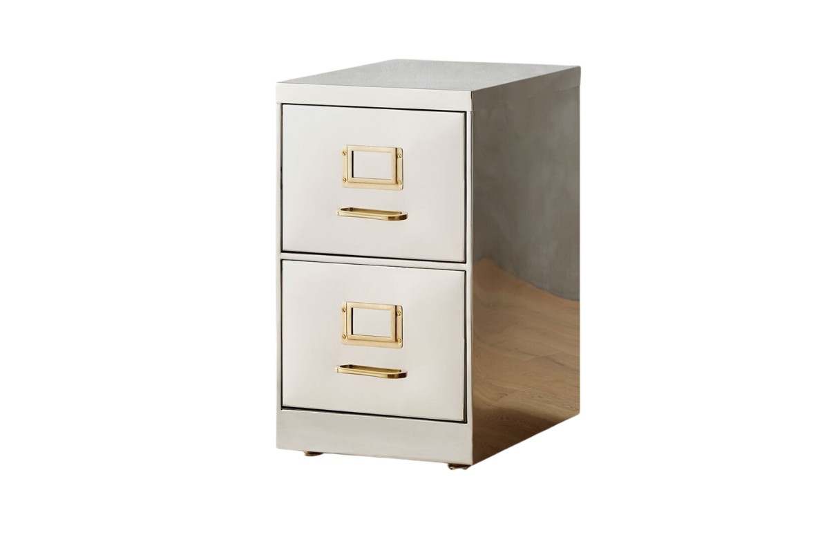 Tủ tài liệu inox nhỏ gọn, đẹp mắt