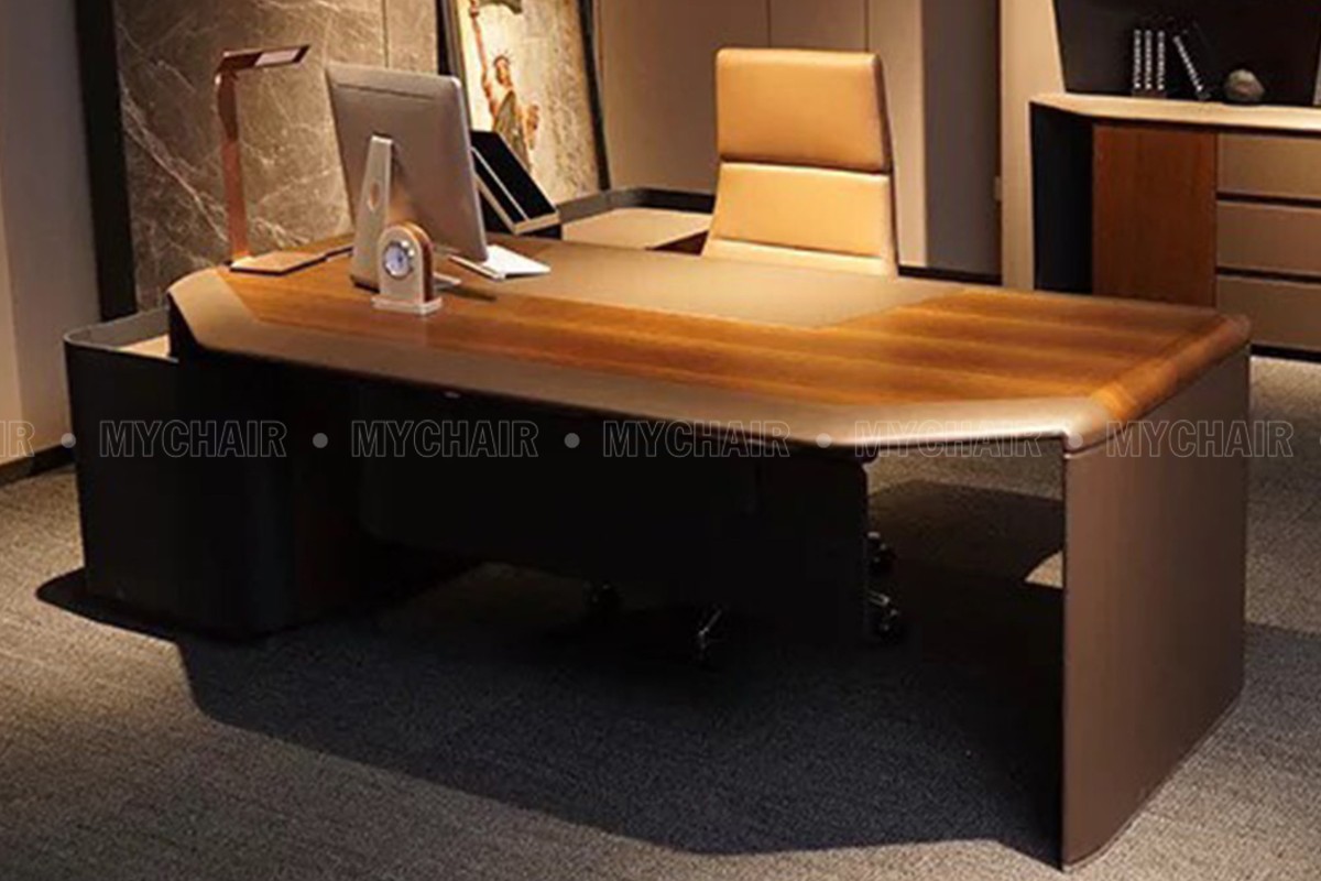 Bàn giám đốc gỗ MDF H-03H