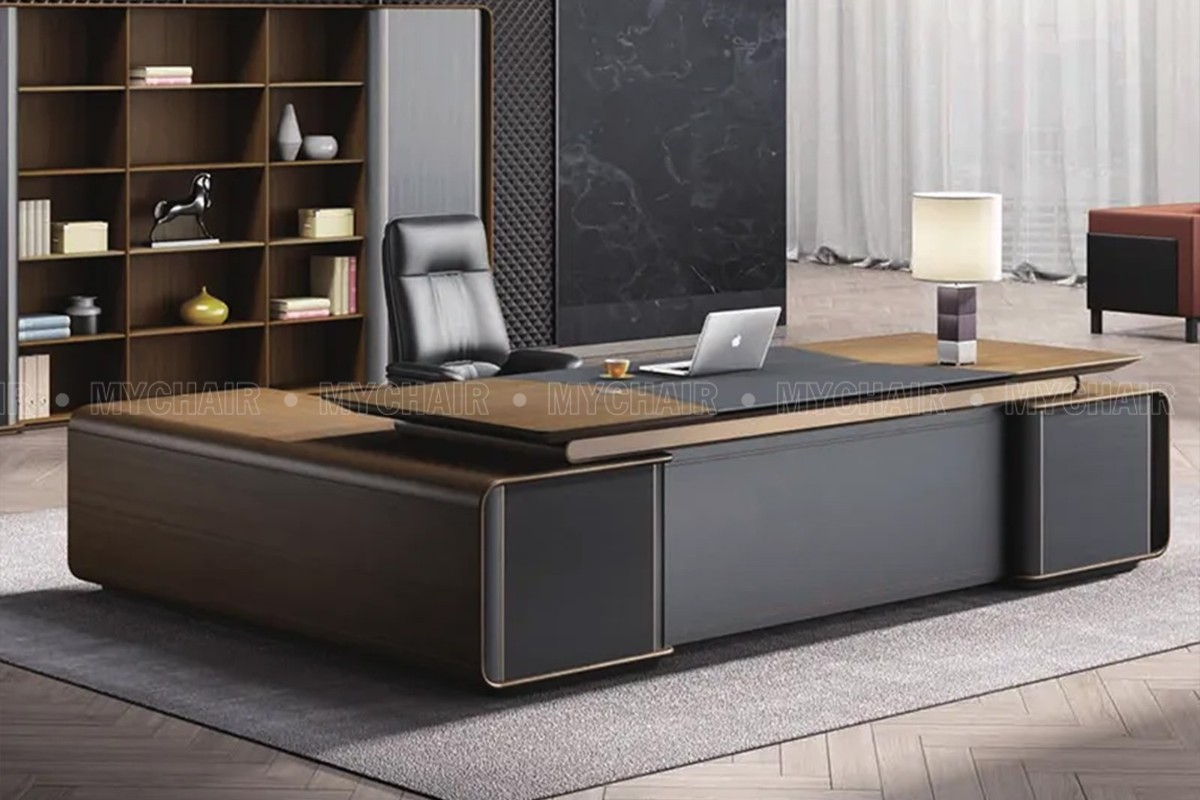 Bàn giám đốc gỗ MDF NBLD01
