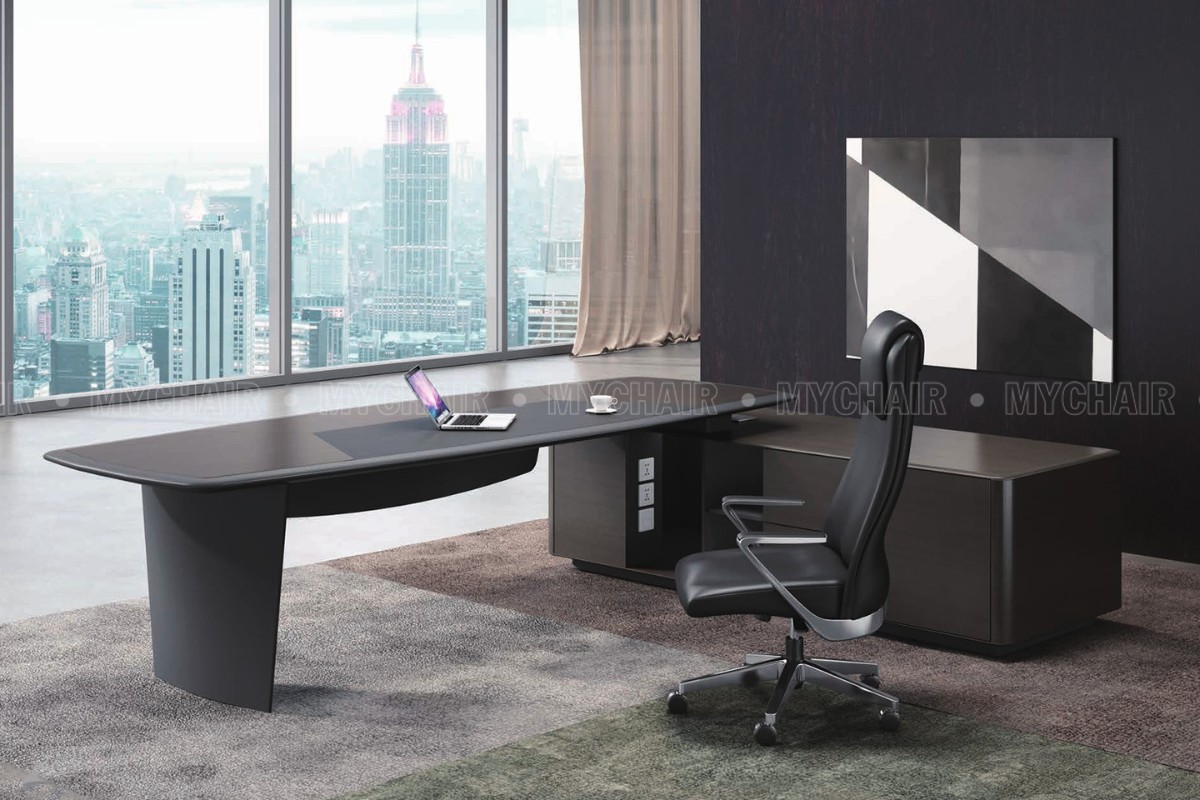 Bàn giám đốc gỗ MDF cao cấp NBLD04