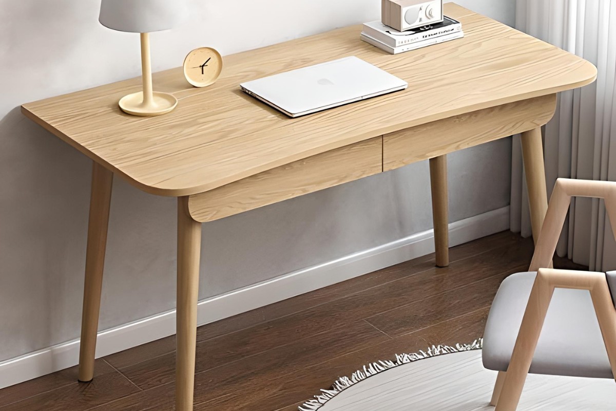 Bàn làm việc gỗ kiểu Hàn Quốc trẻ trung