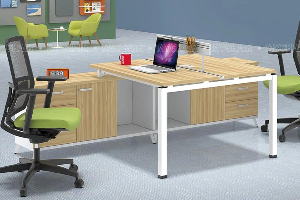 Bàn làm việc cao cấp cho kế toán ML35