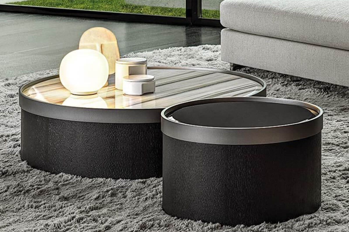 Bàn trà Minotti Bailly với thiết kế mới lạ, đẹp mắt
