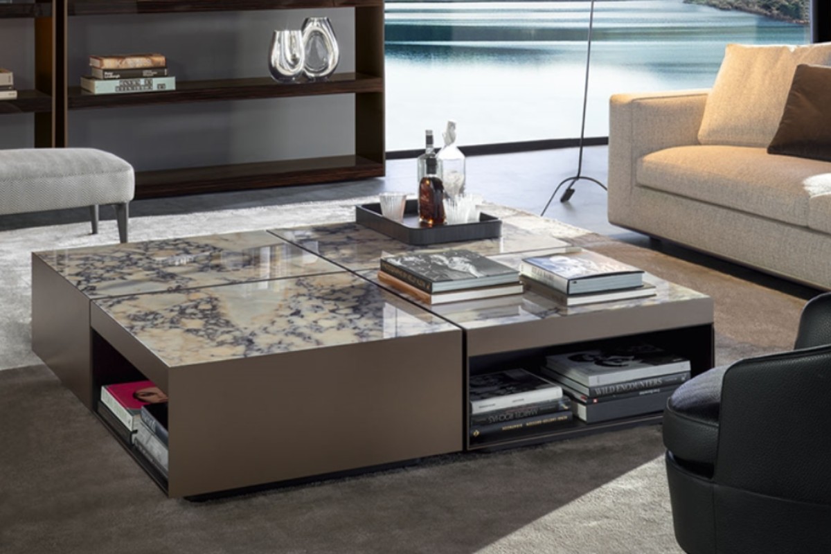 Bàn trà Minotti Elliott với chất liệu cao cấp