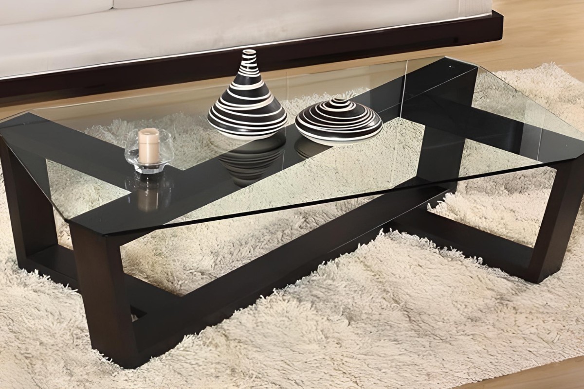 Bàn trà mặt kính cường lực đẹp mắt