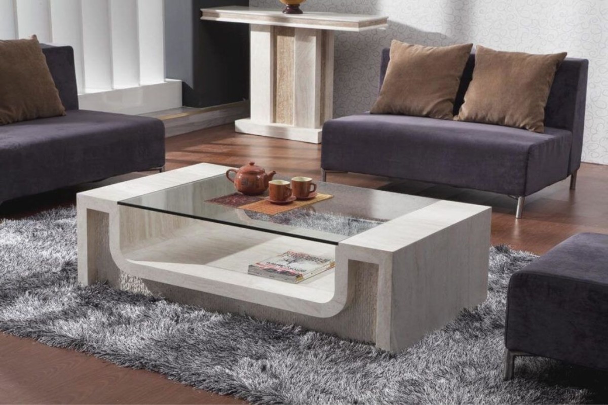 Bàn trà sofa phòng khách cao cấp