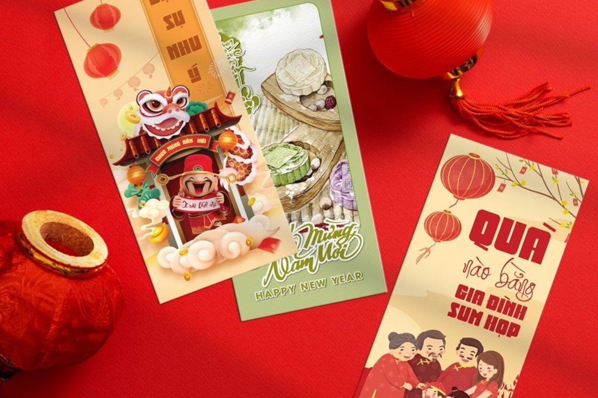 Bao lì xì làm quà tết cho nhân viên