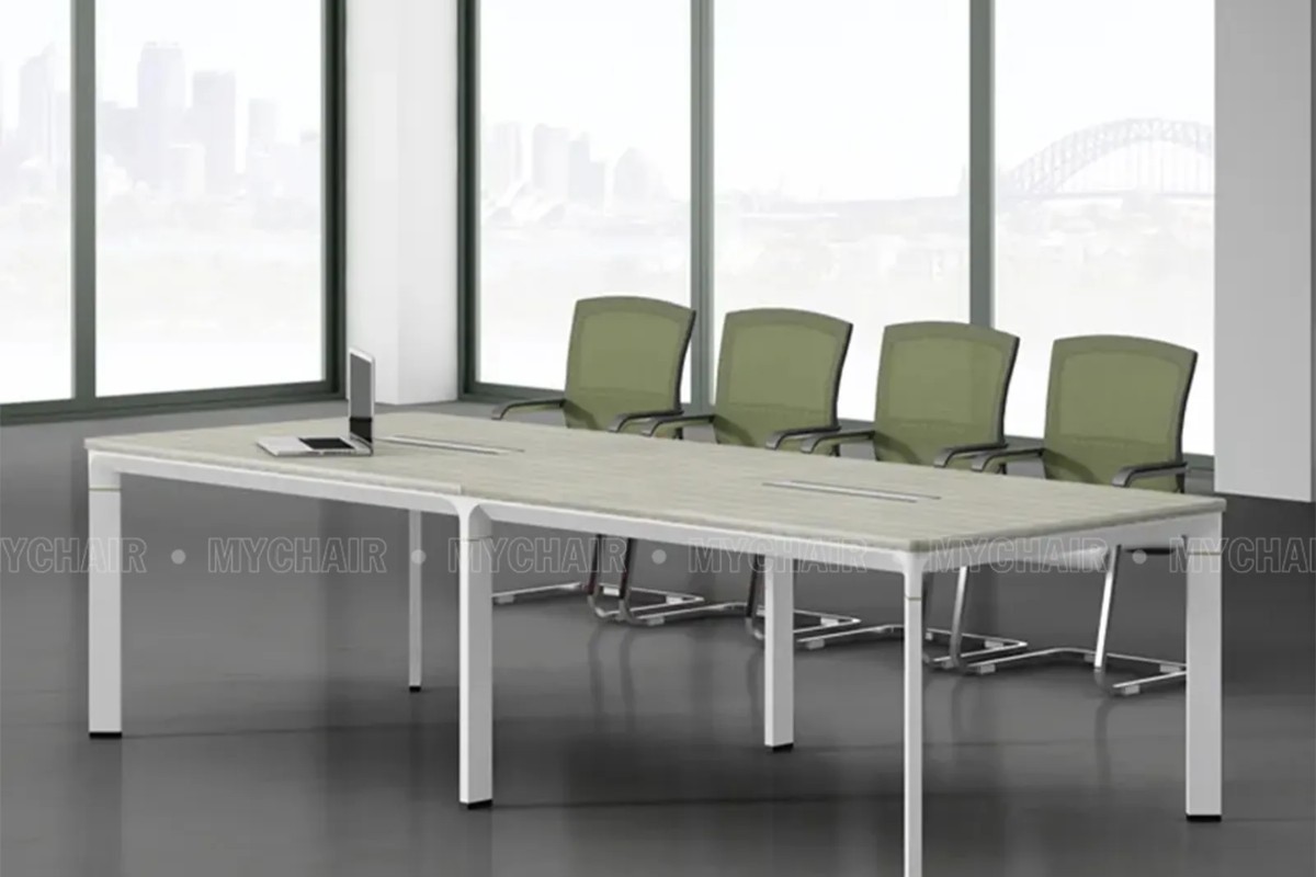 Bàn ghế phòng họp gỗ MFC nhỏ gọn