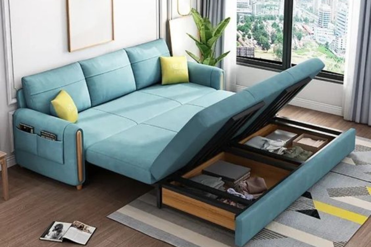 Sofa chung cư để đồ