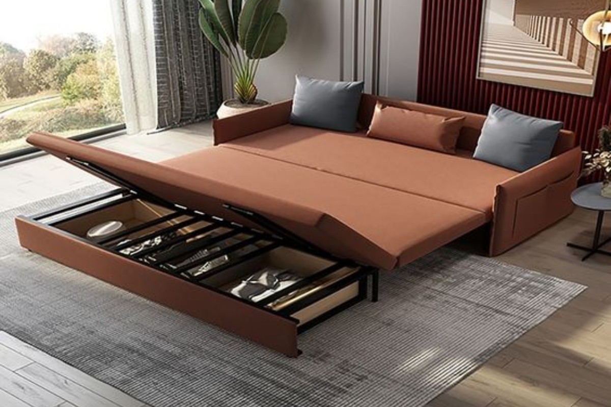 Ghế sofa chung cư có ngăn để đồ